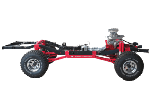 Rolling Chasis with engine clear background